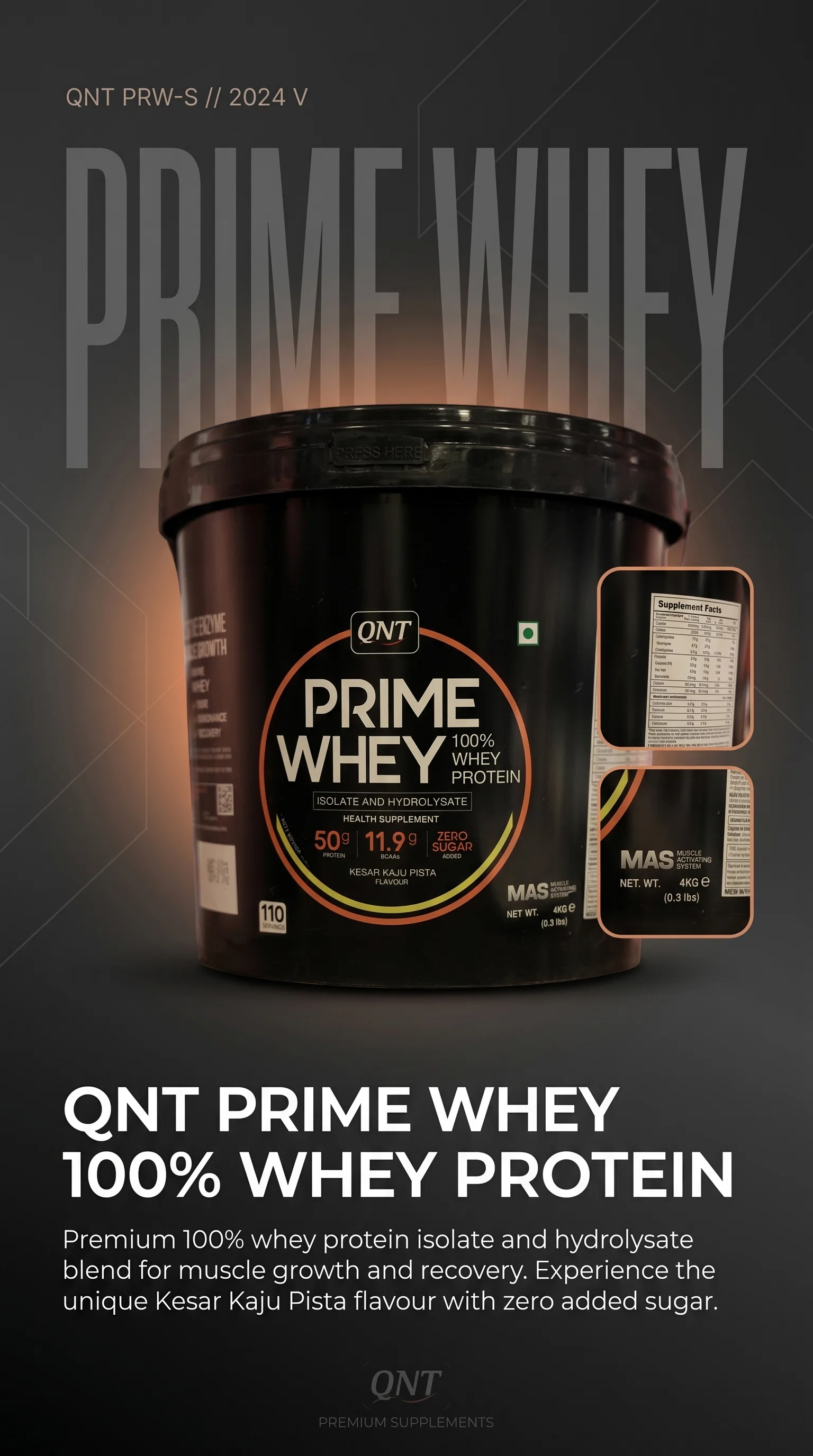 QNT Prime Whey 4kg
